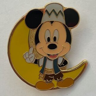 Tokyo Disney Land Sea Mickey MOON Aladdin game prize pin (D1)