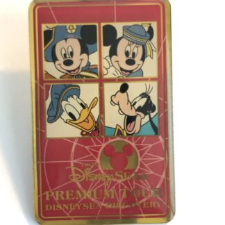 Tokyo Disney Sea Red Premium Discovery Mickey Donald Minnie Donald Disney Pin B6