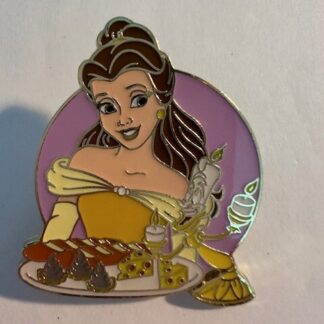 Uncas International Belle And Lumiere Princess Eating Disney Pin (D3)