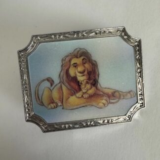Uncas Mufasa Simba Lion King Sketch Lenticular Disney 100 Black Disney Pin A3