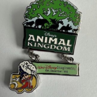 WDI - 50th Anniversary - Animal Kingdom  Dangle 2003 Mickey Disney Pin E7