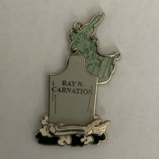 WDW 2010 HARPIST RAY N. CARNATION CHASER HAUNTED MANSION TOMBSTONE PIN LR F0