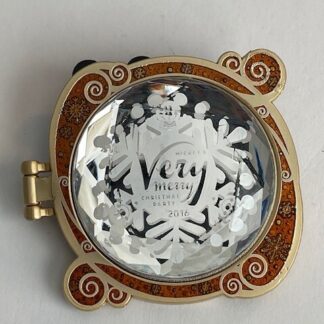 WDW 2016 MVMCP Annual Passholder Gingerbread Mickey Minnie Disney Pin LE B2