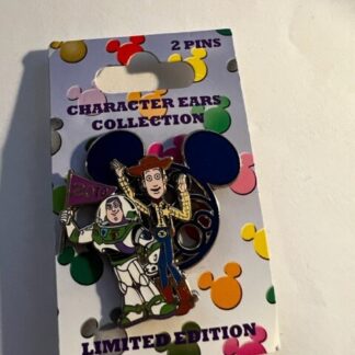 WDW Character Ears Collection Buzz And Woody Toy Story Disney Pin (B)