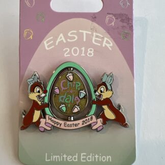 WDW Easter 2018 Chip N Dale LE Pin Walt Disney World Magic Kingdom B
