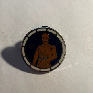 WDW  Hidden Mickey C-3PO Star Wars Droids Disney Pin C2