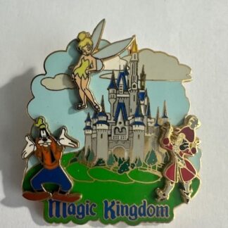 WDW - Magic Kingdom Castle - Build A Pin - Goofy Tinker Hook Disney Pin C4