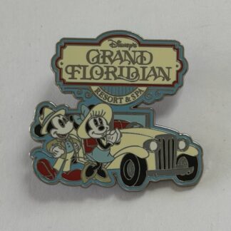 WDW - Mickey and Minnie - Grand Floridian - Antique Car 2024 Disney Pin H0