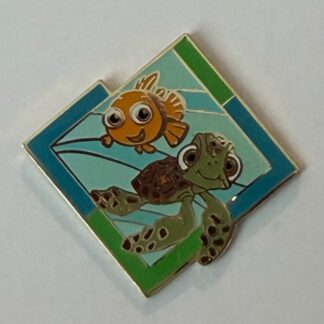 WDW Nemo and Squirt Mickey's Mystery Pin Machine Game Prize 2007 Disney Pin H0