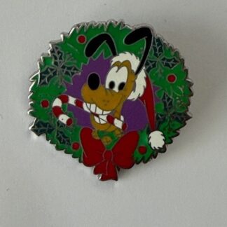 WDW Pluto and Candy Cane Happy Holiday Tin Mystery 2008 LE 600 Disney Pin F8