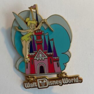 WDW Retro Collection Tinker Bell And Cinderella Castle Peter Pan Disney Pin (B2)