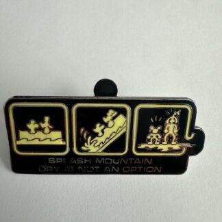 WDW - Splash Mountain - Dry is not an Option - Ride Series 2004 Disney Pin E1