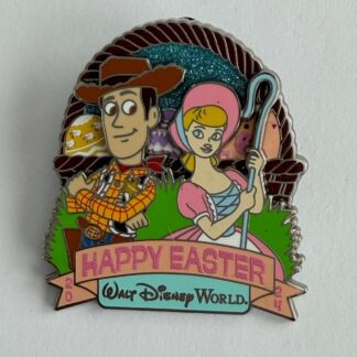 WDW - Woody and Bo Peep - Happy Easter - 2024 Disney Pin E6