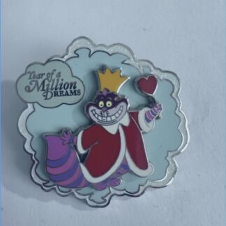 WDW Year Of A Million Dreams Cheshire Cat As The King Of Hearts Disney Pin B6