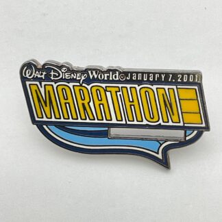 Walt Disney World January 7, 2001 Marathon Vintage Pin H7