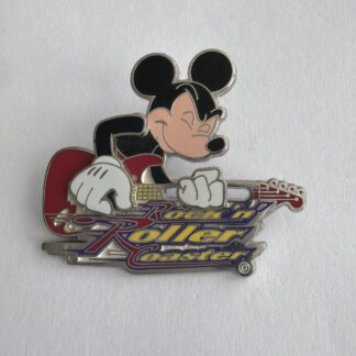 Walt Disney World Rock ‘n Roller Coaster Mickey Mouse Guitar Slider Pin WDW G2