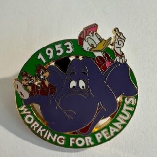 100 Years of Dreams #88 Working for Peanuts Donald Chip Dale 2001 Disney Pin F2