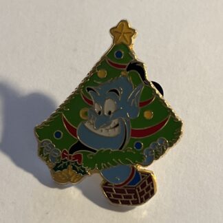 2007 Tokyo Disneyland Christmas GENIE TREE Aladdin Game Prize Disney Sea Pin C2