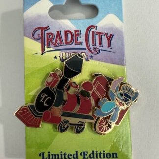2010 WALT DISNEY WORLD TRADE CITY USA PIN EVENT STITCH TRAIN PIN LE 750 (B)