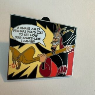 2011 Disney Jafar A Snake I Am? Comic Book Villain Mystery Pin (C8)