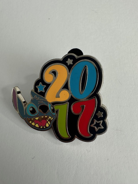 2017 Dated Character Booster Stitch Only Lilo & Stitch Disney Pin C5