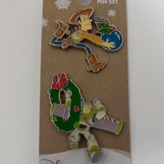 2017 Disney BoxLunch Loungefly BUZZ LIGHTYEAR WOODY Toy Story Christmas Set (B)