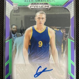 2019-20 Panini Prizm Alen Smailagic Purple Green Auto #/149 RC #39