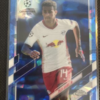 2020-21 Topps Chrome UEFA Sapphire #73 - Tyler Adams - Leipzig
