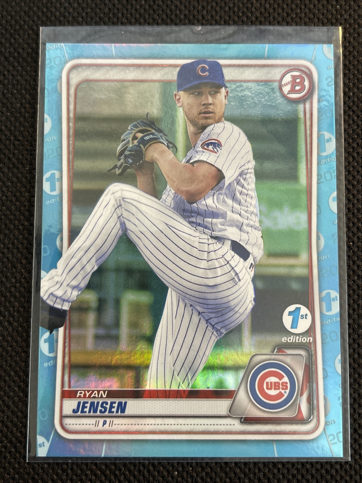 2020 Bowman Draft 1st Edition ROOKIE SKY BLUE #BD-9 RYAN JENSEN CUBS