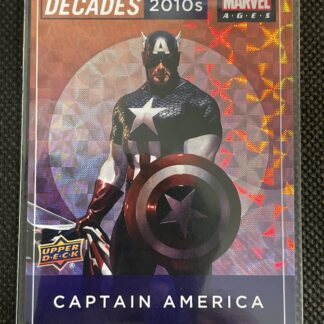 2020 Upper Deck Marvel Ages Decades 2010's Captain America #D11-6