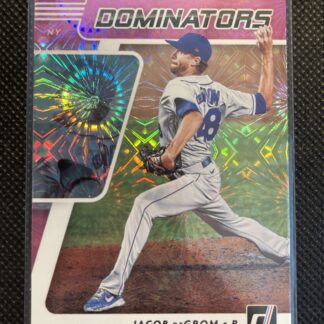 2021 Donruss Jacob DeGrom Dominators PINK Fireworks DOM2