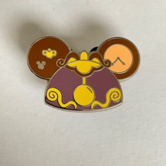 2024 Disney Ear Hats Ears Hat Beauty & The Beast Cogsworth Hidden Mickey Pin C5