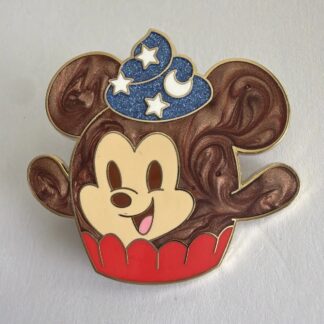 2024 Disney Pin Sorcerer Mickey Munchling Fantasia Chocolate Cupcake G7