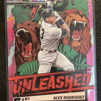 ALEX RODRIGUEZ 2021 Donruss Baseball Unleashed SP Insert Pink Firework #UNL23