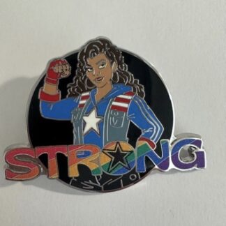 America Chavez Strong Love Bold Rainbow Marvel Disney Pin (C3)