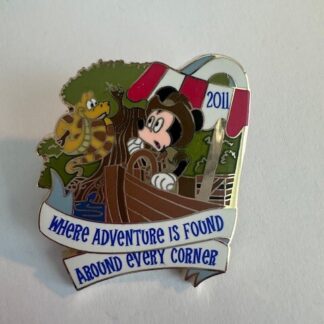 Annual Passholder 2011 Mickey Mouse Adventure Jungle Cruise Disney Pin (D8)