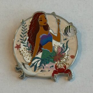 Ariel, Flounder and Sebastian - Little Mermaid - Live Action 2023 Disney Pin H5