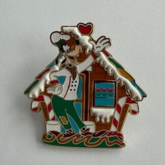 Baker Goofy on Float Gingerbread House Christmas Holiday 2024  Disney Pin F8