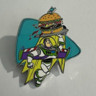 Buzz Lightyear Cheeseburger Toy Story Starter Disney Pin (D3)