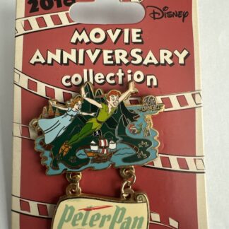 Cast Exclusive 2018 Movie Anniversary Peter Pan 65th LE Disney Pin ON CARD