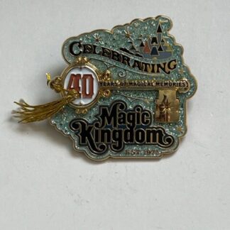 Celebrating 40 Years Of Magical Memories Magic Kingdom Cast Disney Pin (C6)