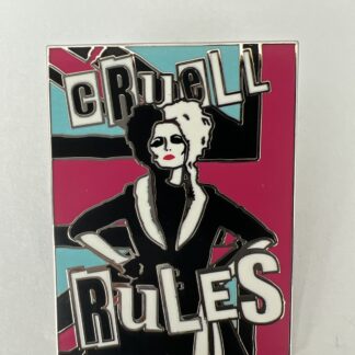 Cruell Rules Cruella De Vil Live Action Disney Pin F4