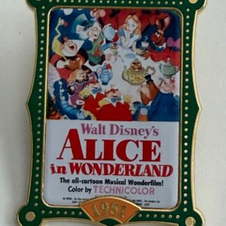 DIS Movie Poster 12 Months of Magic 2002 Alice in Wonderland Disney Pin B1
