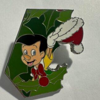 DIS Pinocchio Santa Hat Wreath Advent Countdown Calendar 2022 Disney Pin B2