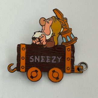 DIS - Sneezy - Mine Car Train - 100 Years of Dreams - Pin 61 2001 Disney Pin C4