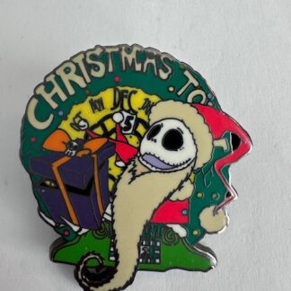 DISNEY WDW NIGHTMARE BEFORE CHRISTMAS MYSTERY SANTA JACK SKELLINGTON PIN (D1)