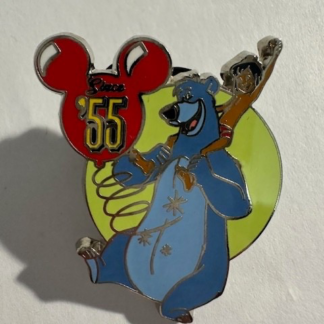 DL Baloo Mowgli Jungle Book Happiest Memories on Earth  55th Disney Pin A3