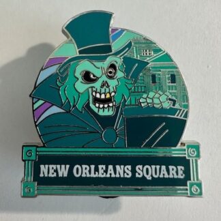 DL Hatbox Ghost New Orleans Square Haunted Mansion Lands 2024 Disney Pin F2