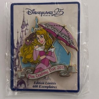 DLP Aurora Pin Trading Day 25th Anniversary Sleeping Beauty LE600 Disney Pin B
