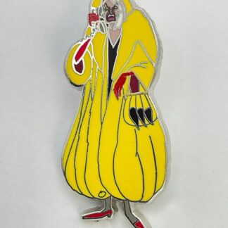 DLP Cast Member Refresh Refrsher Lanyard Pin Disney Cruella 101 Dalmatians C8
